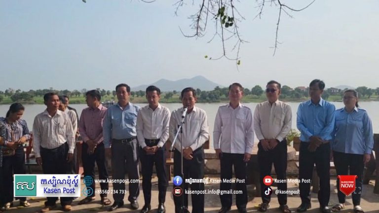 Kampong Chhnang Provincial Prosecutor Donates to 45 Families Affected by House Fire in Kampong Chhnang City